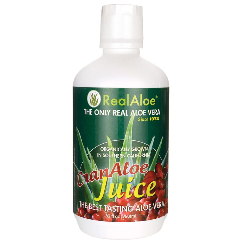 Real Aloe CranAloe Juice, 32 fl oz