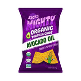 Zack's Mighty Organic Avocado Oil Tortilla Chips, Sweet & Spicy Chili 7.5 Oz