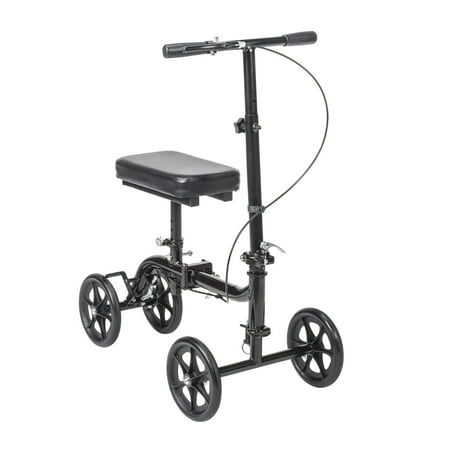 Drive Medical Steerable Folding Knee Walker Knee Scooter  Alternative to Crutches