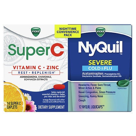 Vicks NyQuil Severe Cold & Flu Relief Pack