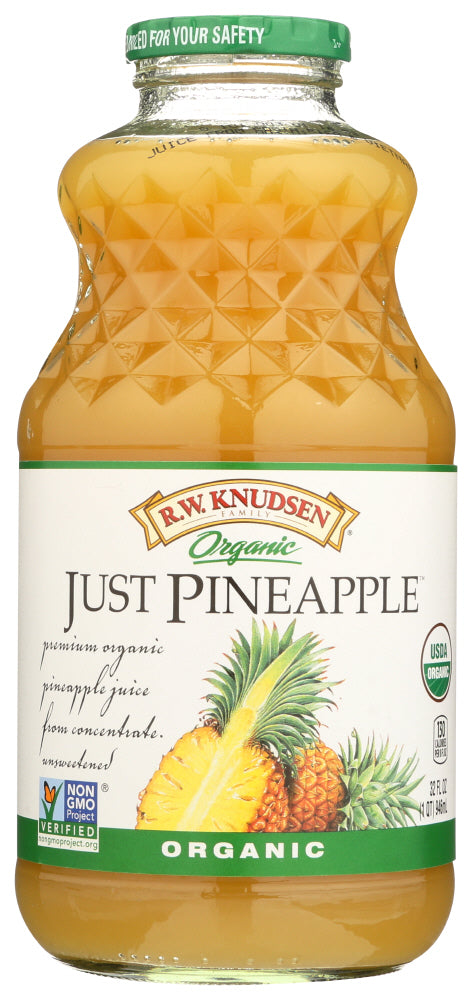 R.W. Knudsen Family Organic Non GMO Pineapple 32 Fl Oz