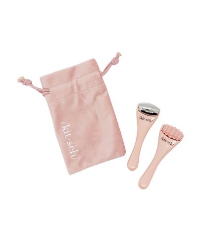 Kitsch Mini Facial Roller & Ice Face Roller Blush