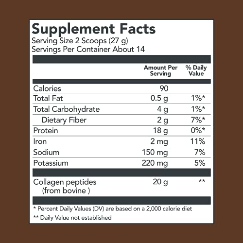 Vital Proteins Collagen Peptides Powder, Chocolate, 13.5 oz