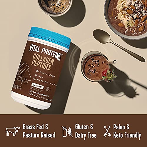 Vital Proteins Collagen Peptides Powder, Chocolate, 13.5 oz