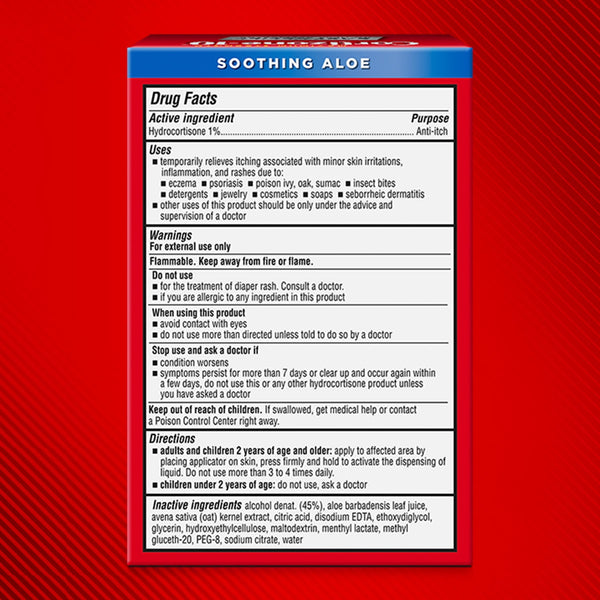 Cortizone 10 Soothing Aloe 1% Hydrocortisone Anti Itch Roll-on 1.25oz