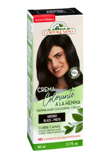 Corpore Sano Henna Colouring Cream Black 4.2oz