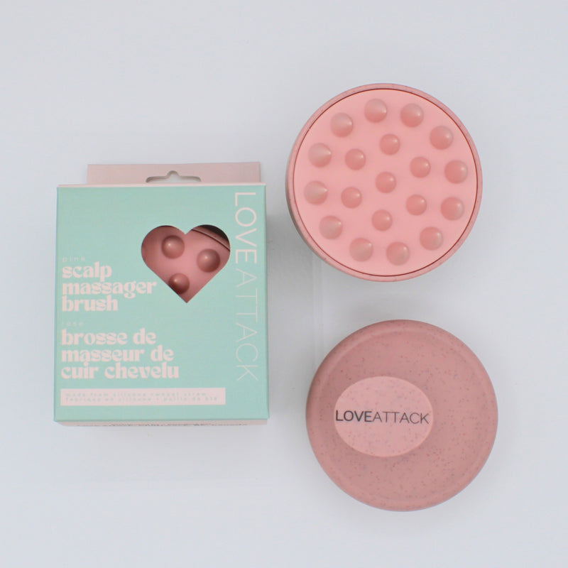 Ataque de amor Massorero del cuero cabelludo Pink Pink