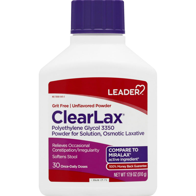 Leader Clearlax Laxative 17.9 Oz