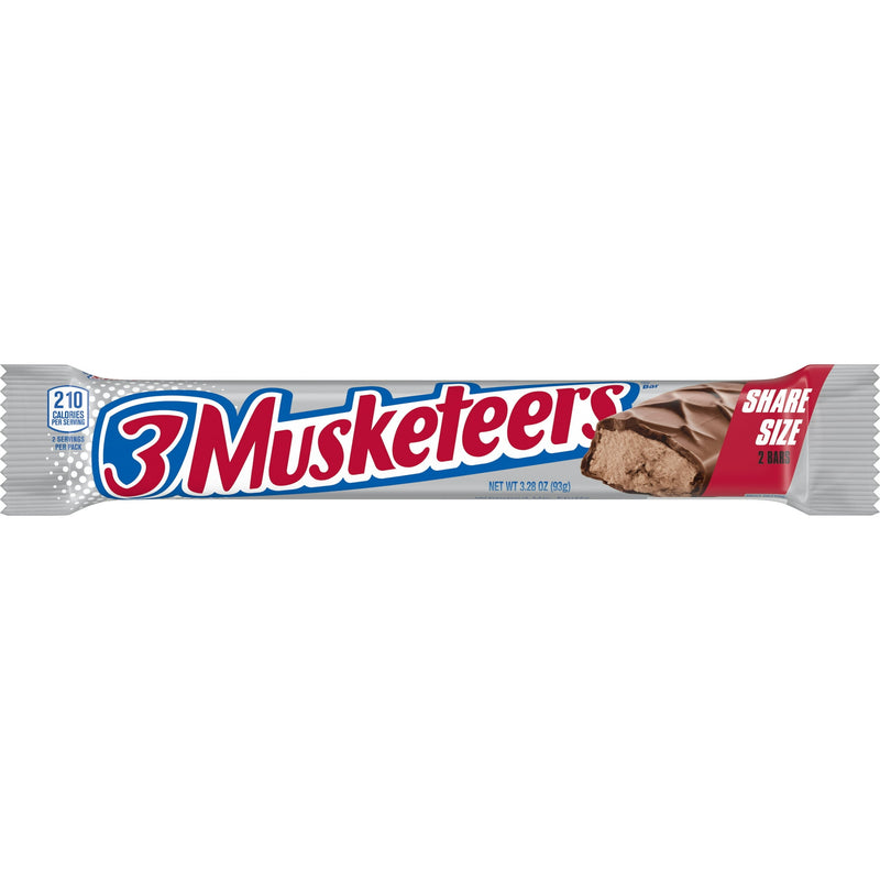 3 Musketeers 2 Bars 3.28 oz