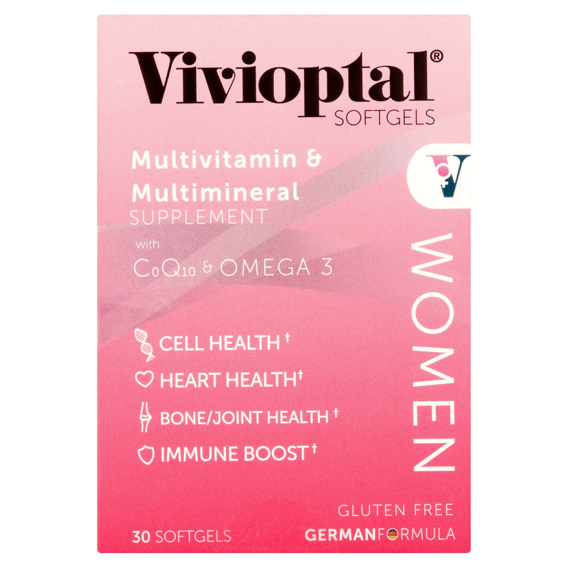 Vivioptal Women's Multivitamin & Multimineral Supplement 30 Capsules
