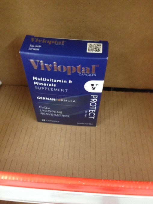 Vivioptal Men's Multivitamin & Multimineral Supplement 30 Capsules