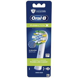 Oral-B Floss Action X-Filament Replacement Brush Heads - 3ct