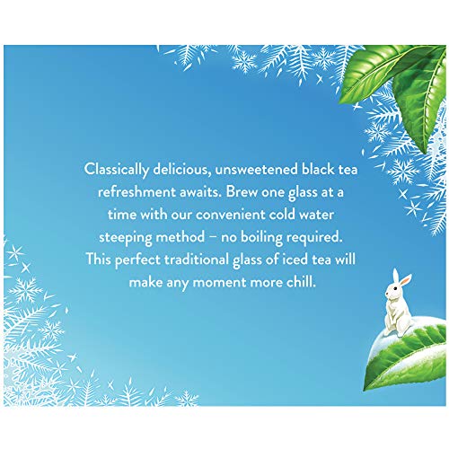 Celestial Seasonings Cold Brew Unsweetened Black Tea, 18 Tea Bags, 1.2 Oz