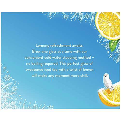 Celestial Seasonings, Cold Brew Iced Tea, Sweetened Tea with Lemon, 18 Tea Bags, 1.3 Oz (37 G)