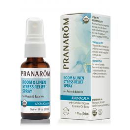 Pranerom Organic Aromacalm Room & Linen Stress Relief Spray 1ml
