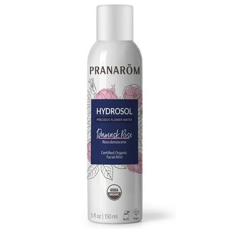 Pranarom Organic Precious Flower Hydrosol Facial Mist Damask Rose 5 Fl Oz