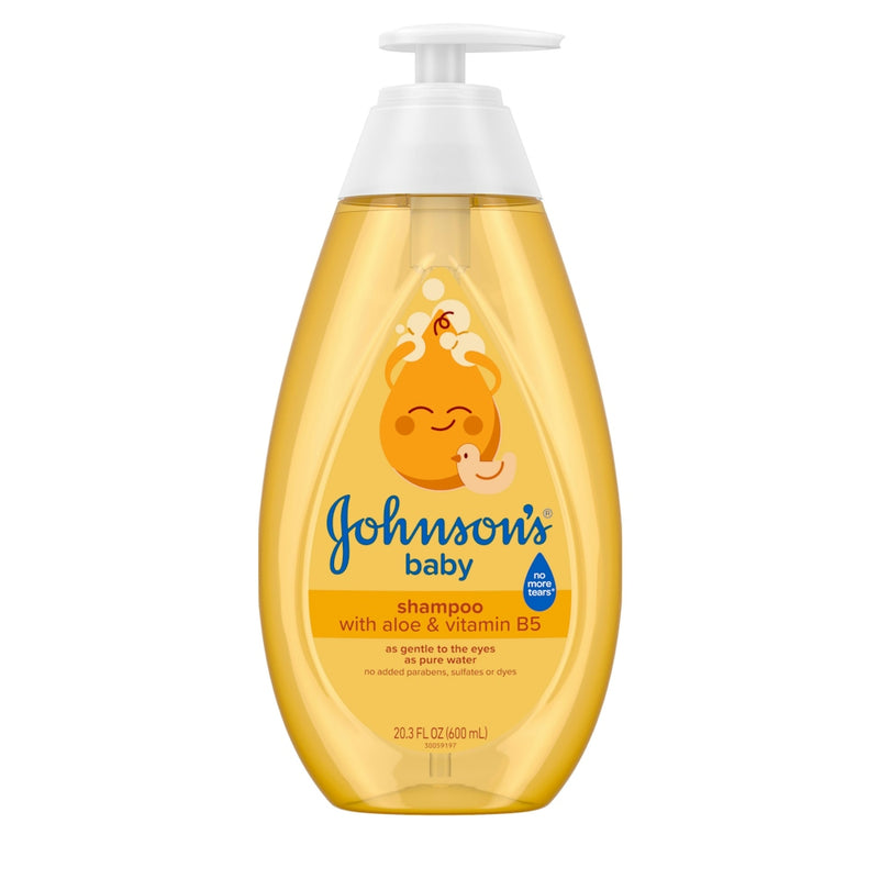 Johnson's Baby Shampoo with Aloe & Vitamin B5, Tear-Free, 20.3 fl oz