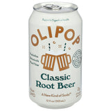 Olipop Classic Root Beer Prebiotic Soda, 12 Fl Oz