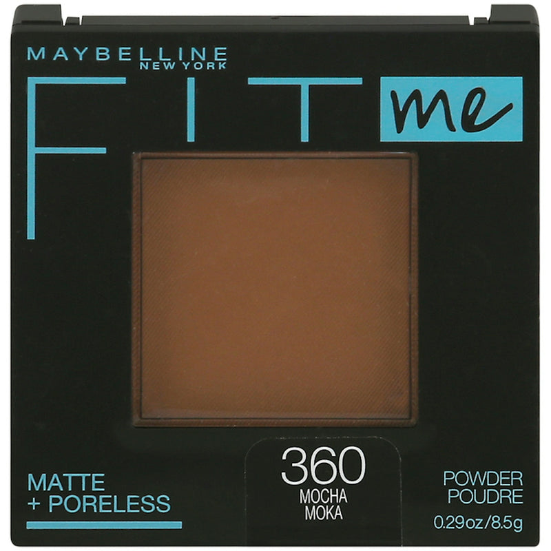 Maybelline Fit Me Matte + Poreless Powder, Mocha, 0.29 oz