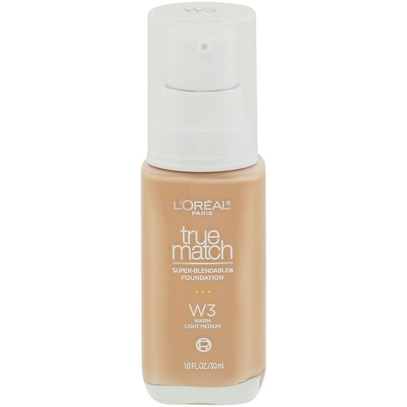 L'Oréal Paris True Match Cream Foundation, W3, 1 Fl Oz