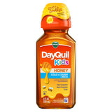 Vicks DayQuil Kids Cold & Cough + Mucus Liquid, Honey, 8 fl oz