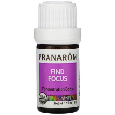 Pranarom Essential Oil Find Focus  0.17 Fl Oz