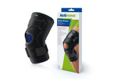 Actimove Sports Edition Wrap Around Knee Brace with Polycentric Hinges and Condyle Pads, 2X-Large, Black