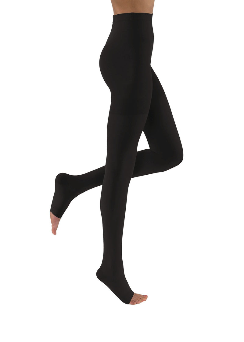 Jobst Relief 20-30 MmHg Firm Support XL Black Closed Toe Pantyhose