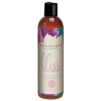 Intimate Earth Bliss Clove Infused Water-Based Anal Relaxing Glide 2 Oz.