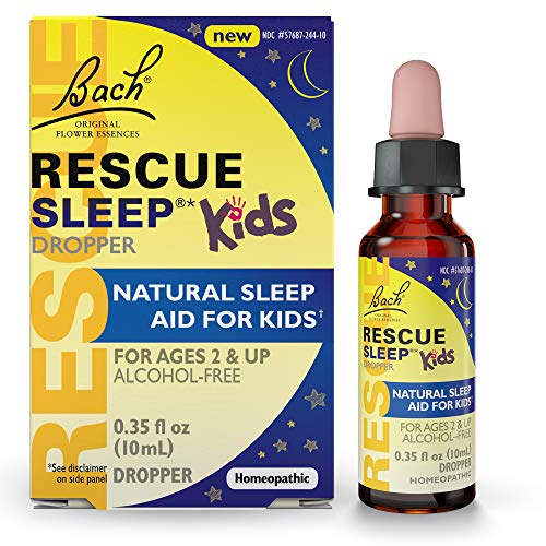 Bach, Kids, Rescue Sleep Dropper, Ages 2 & up, Alcohol-Free, 0.35 Oz