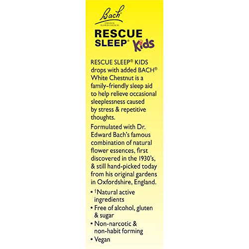 Bach, Kids, Rescue Sleep Dropper, Ages 2 & up, Alcohol-Free, 0.35 Oz