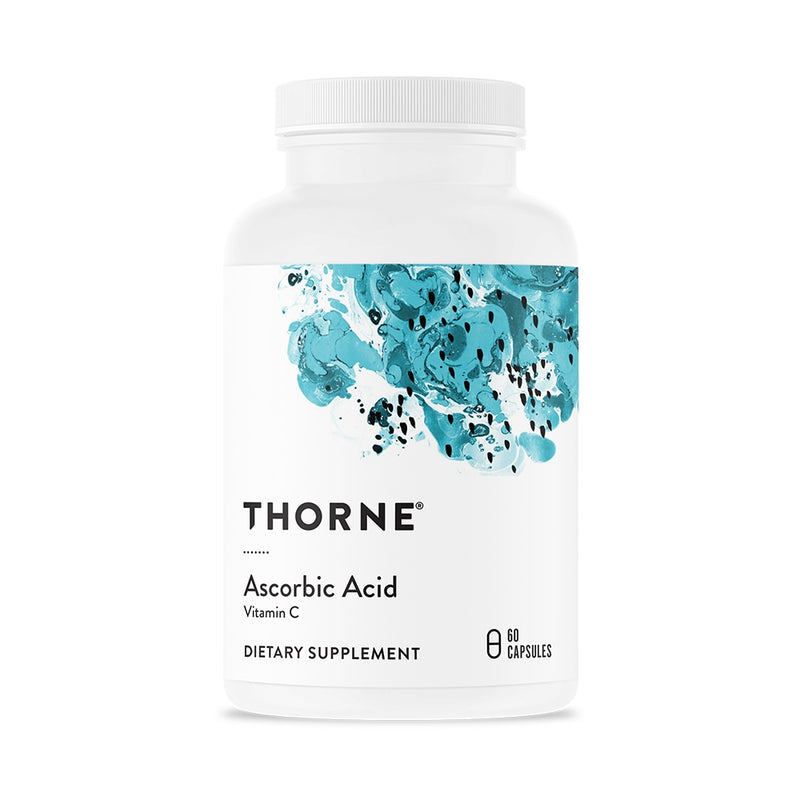 Thorne Ascorbic Acid Vitamin C 1,000 mg 60 Capsules