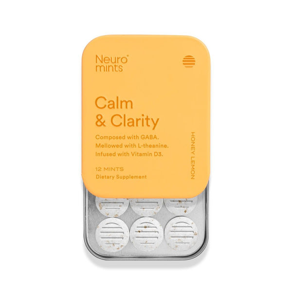 Neuro Calm & Clarity, Honey Lemon Mints, 12 ct