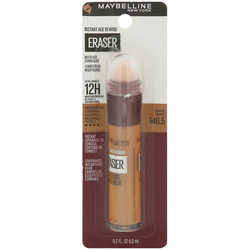 Maybelline Instant Age Rewind Eraser Concealer, Warm 146.5, 0.2 fl oz