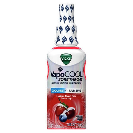 Vicks VapoCOOL Sore Throat Spray - Fast Relief