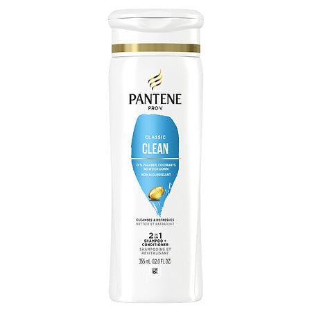 Pantene Classic Clean 2-in-1 Shampoo + Conditioner, 355 ml