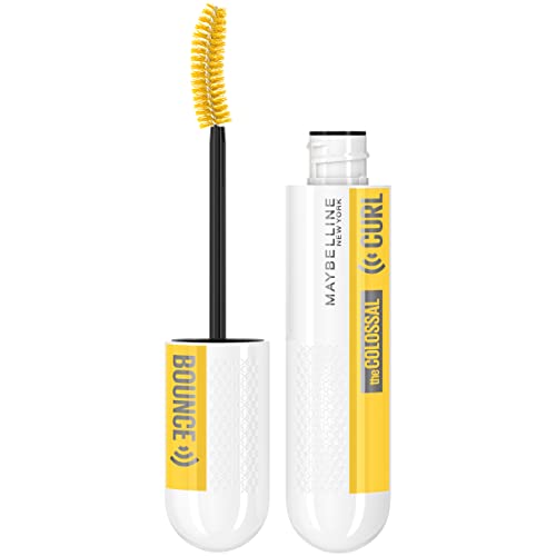 Maybelline Colossal Curl Bounce Mascara, Blackest Black, 0.33 fl oz