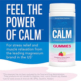 Natural Vitality Vegan Natural Calm Gummies for Stress - Raspberry Lemon - 60ct