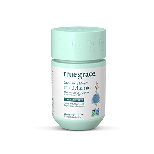 True Grace One Daily Men's Multivitamin 30 Vegan Tablets
