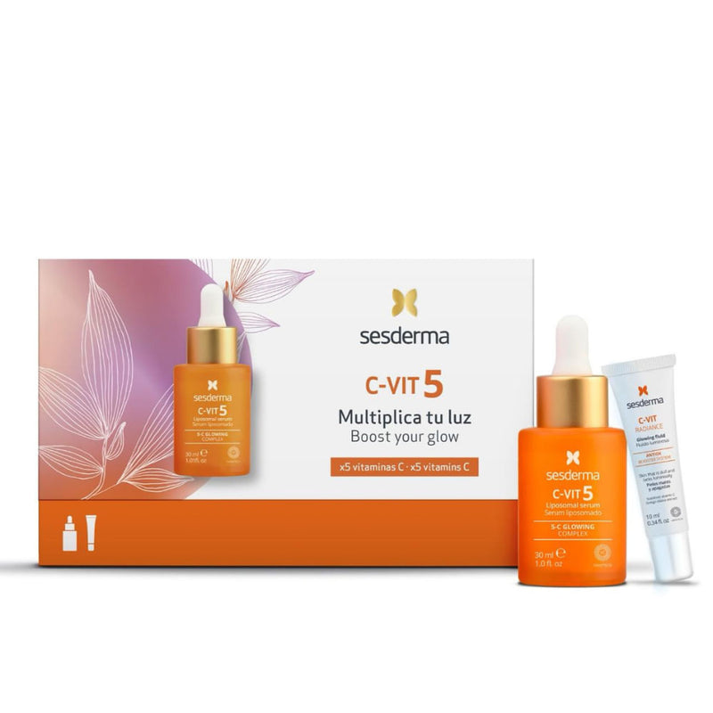 Pack Sesderma Cofre C-vit 5 Serum + Fluido Luminoso 10 ml 30 ml
