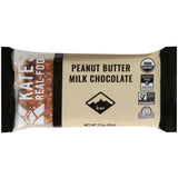 Kates Real Food Organic Tram Peanut Butter Milk Chocolate Bar 2.2 Oz