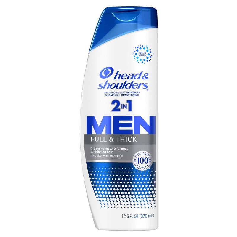 Head & Shoulders Men 2-in-1 Full & Thick Dandruff Shampoo & Conditioner 12.5oz