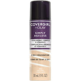 Covergirl +Olay Simply Ageless 3-in-1 Liquid Foundation, One Size, Beige