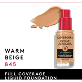 CoverGirl Outlast 3-in-1 Foundation SPF 18, Warm Beige, 1 fl oz