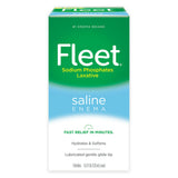 Fleet Laxative Saline Enema, 4 Bottles 4.5 Oz