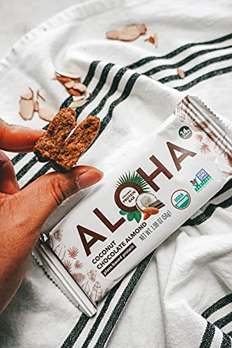 Aloha Organic Plant-Based Protein Bar Coconut Chocolate Almond, 56g