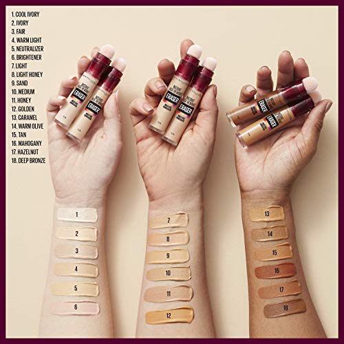 Maybelline Instant Age Rewind Eraser Concealer, Warm 146.5, 0.2 fl oz