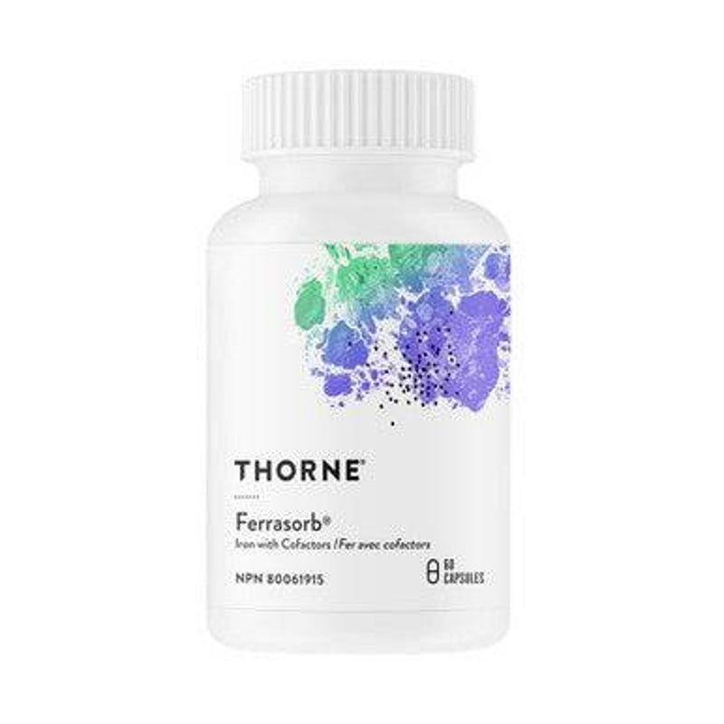 Thorne Ferrasorb Advanced Iron Complex 36 mg 60 Capsules