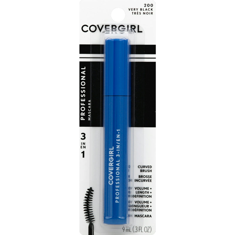 Covergirl Professional 3-in-1 Curved Brush Mascara 0.3 oz
