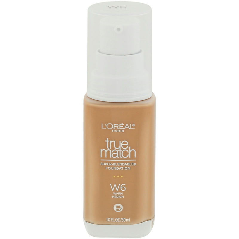L'Oréal Paris True Match Cream Foundation, W6 Warm Medium, 1 Fl Oz